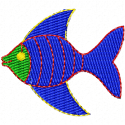 Fishes Embroidery Design 9 Fishes Embroidery Design 9